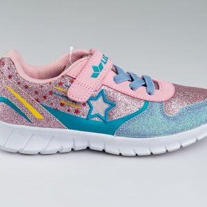 Lime purple pink Lico sneakers