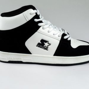 Black and white starter sneaker