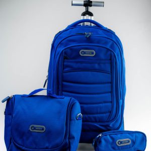 Blue Aodasi 3 piece Trolley