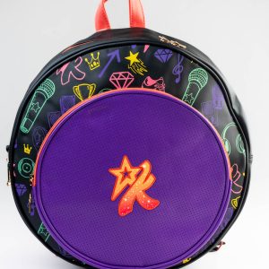 Black and Purple Round Karma's world