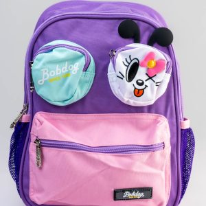 Purple/pink n green bobdog