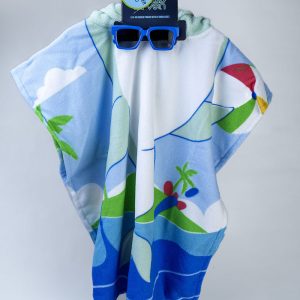 Poncho blue