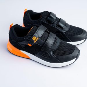 Black,orange and white grafito sneakers (sizes 30,32,33 and 35)