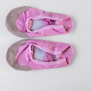 Pink satin ballet shoes sizes 23-36