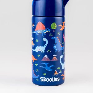 Blue multicolor Dinosaur 450ml Stainless steel Water Bottle
