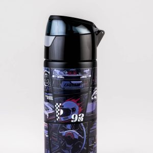 Black Cars 450ml Stainless steel Water Bottle