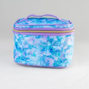 Purple and green toilet bag - Cley