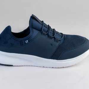 Navy blue and white GAP sneakers