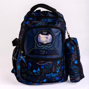 Blue N Black Space Smiggle small Bag