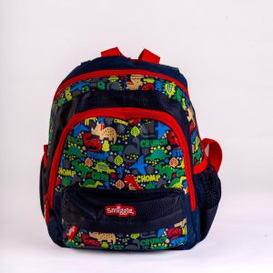 Navy blue N Red Dinosaurs Tiny Smiggle Bag