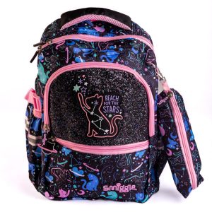 Black N Pink Small Reach for the stars Smiggle