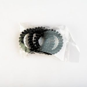 black spiral hairband