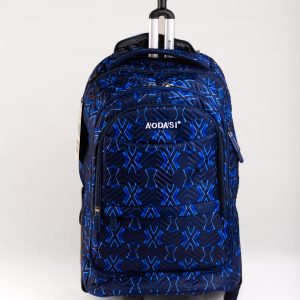 Blue X trolley