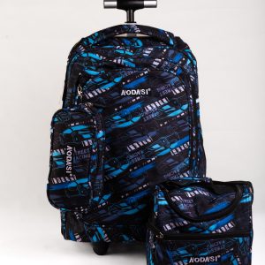 Black Blue Street Racing 3pc Trolley