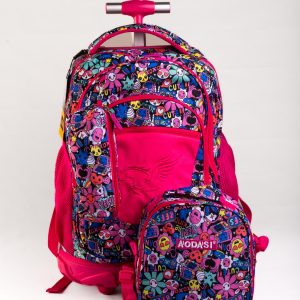 Pink Cute Smiles 3pc Trolley