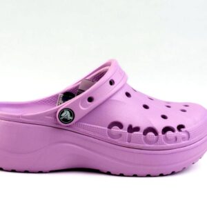 Purple platform crocks