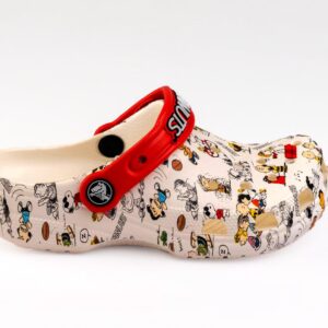 White and red Peanut Crocks