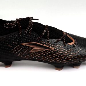 Black and peach Spike Charly soccer boots
